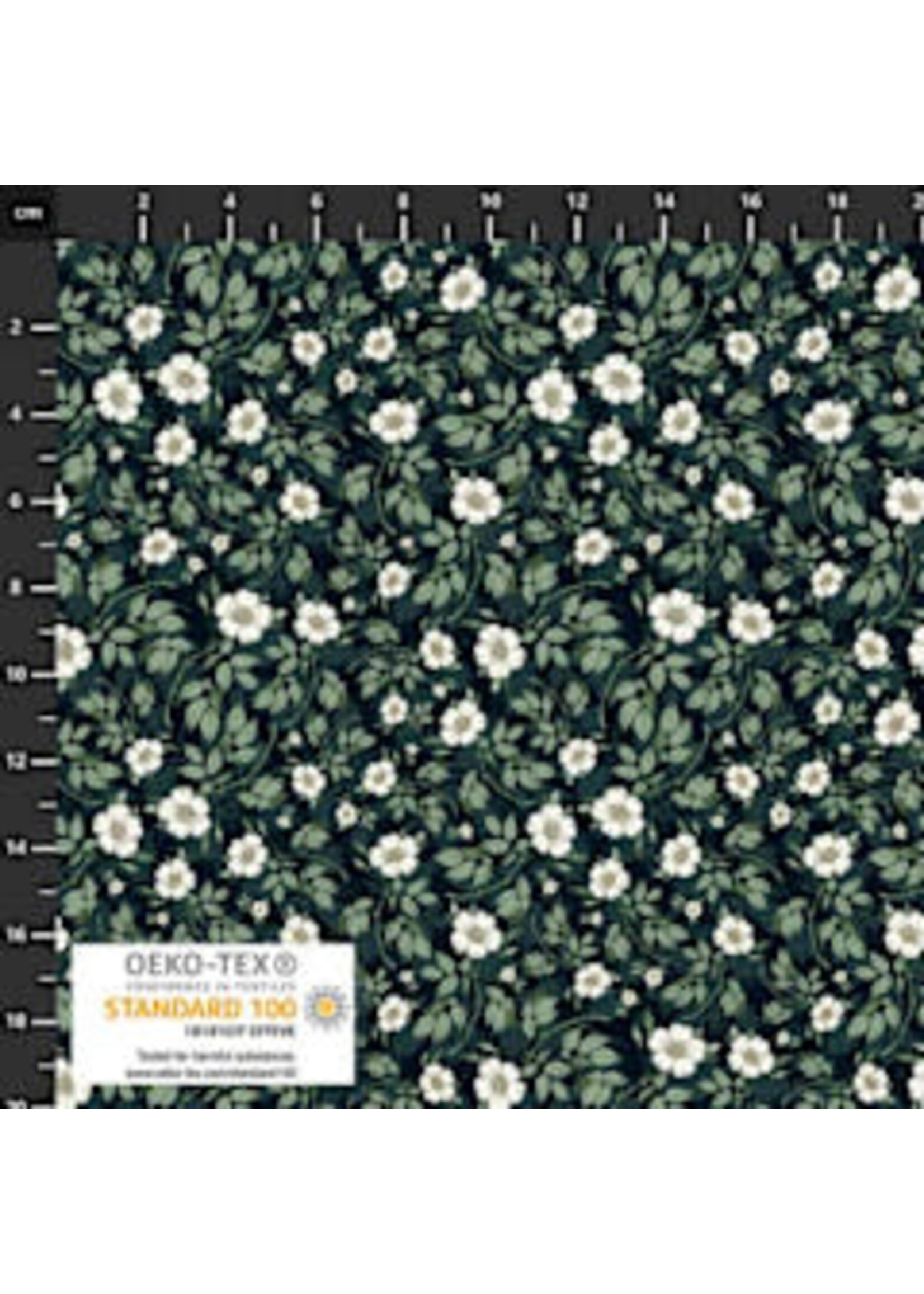 Stof Fabrics Maddison Rose - Blue - 4502-241 - Coupon - 100 cm x 110 cm