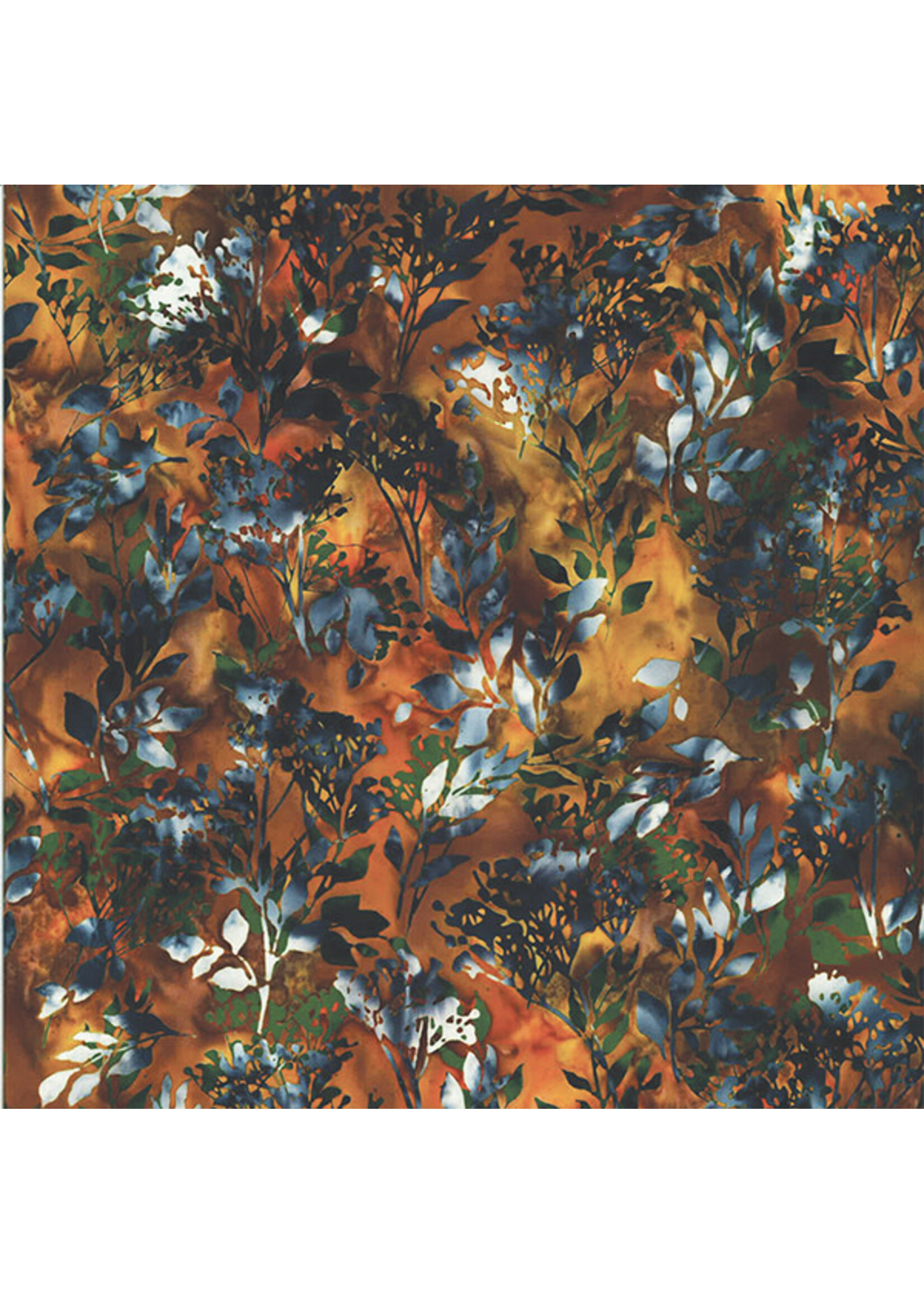 Hoffman Fabrics Bali Handpaint - 312 - Blad - Multi