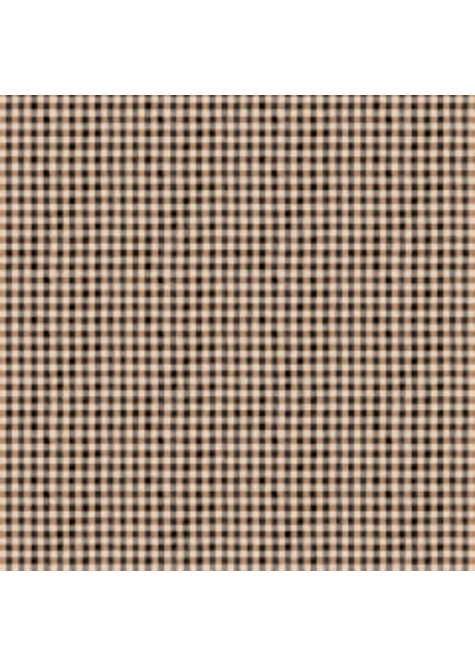 Windham Fabrics Certified Delicious - Mini Gingham - Black - Coupon - 100 cm x 110 cm