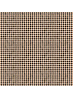 Windham Fabrics Certified Delicious - Mini Gingham - Black - Coupon - 90 cm x 110 cm