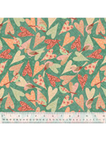 Windham Fabrics Poppy - Scrappy - Teal - Coupon - 100 cm x 110 cm