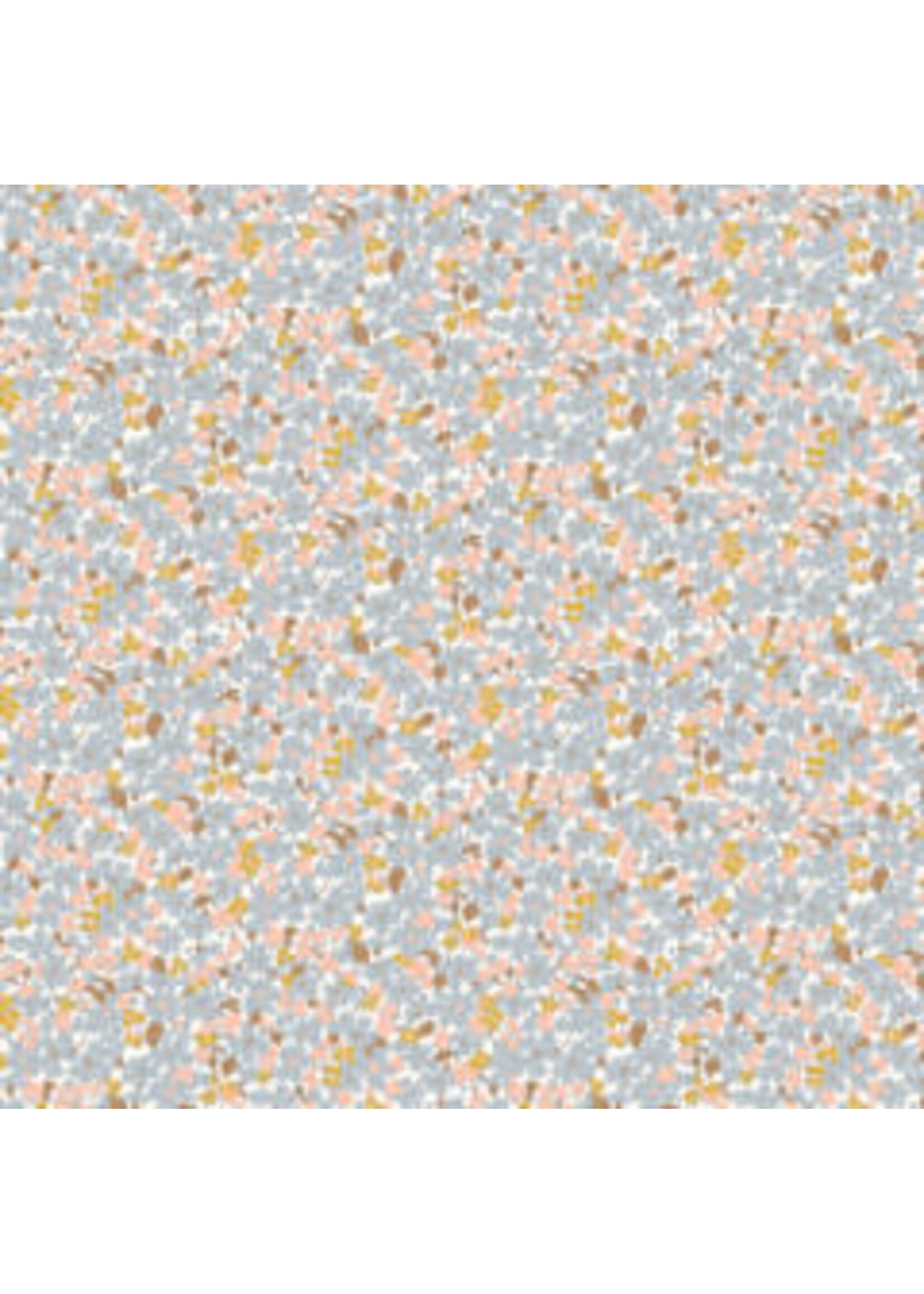 Windham Fabrics Meadow - Gather - Grey - Coupon - 100 cm x 110 cm