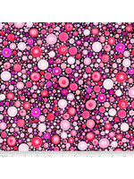 P&B Textiles Mindful Mandalas - Pebbles - Fuchsia - Coupon - 100 cm x 110 cm