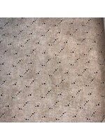 Stof Fabrics Petits Motifs - Dotted Lines - Beige - Coupon - 100 cm x 110 cm