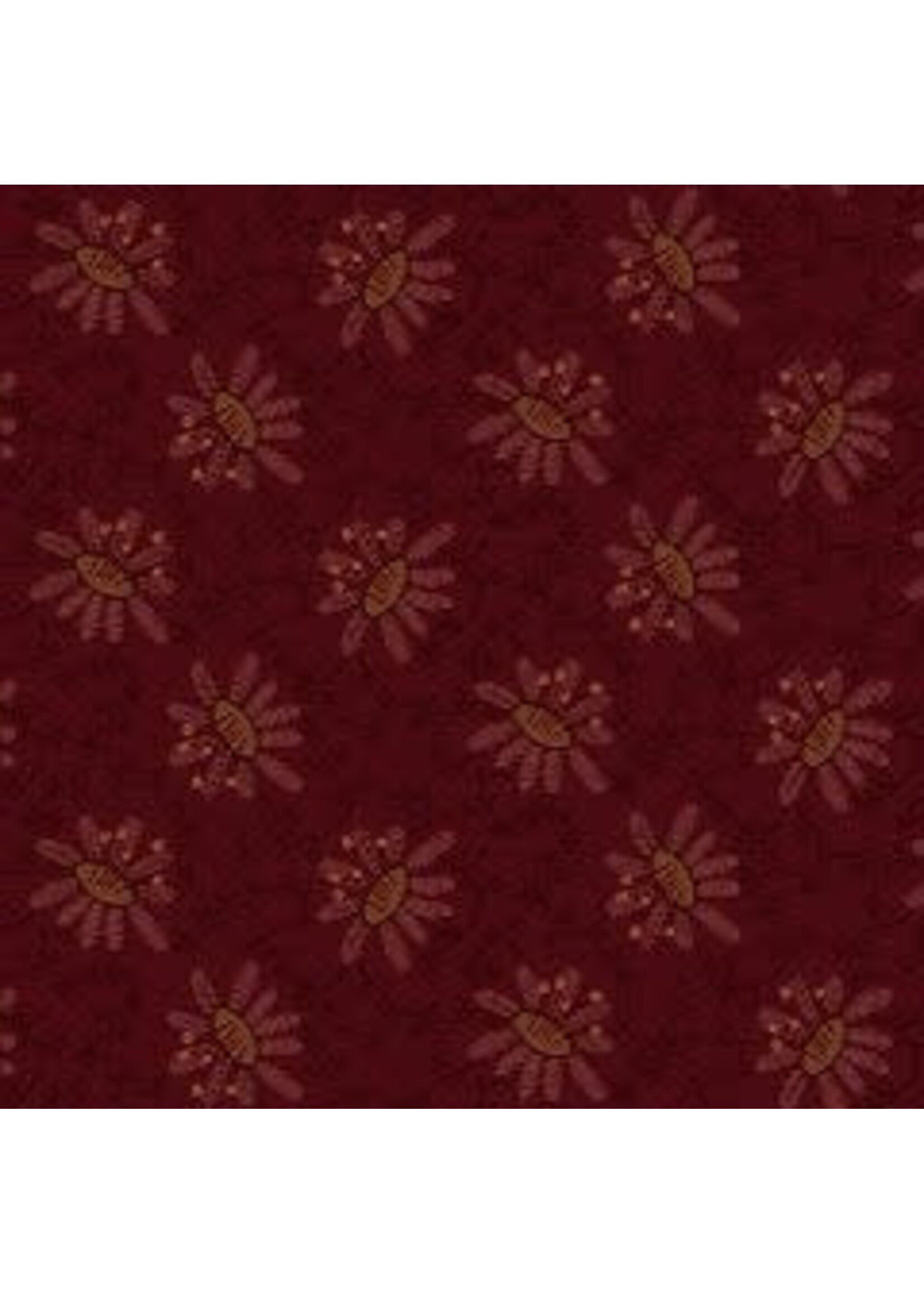 Henry Glass Fabrics Scrap Happy - Red - Coupon - 100 cm x 110 cm