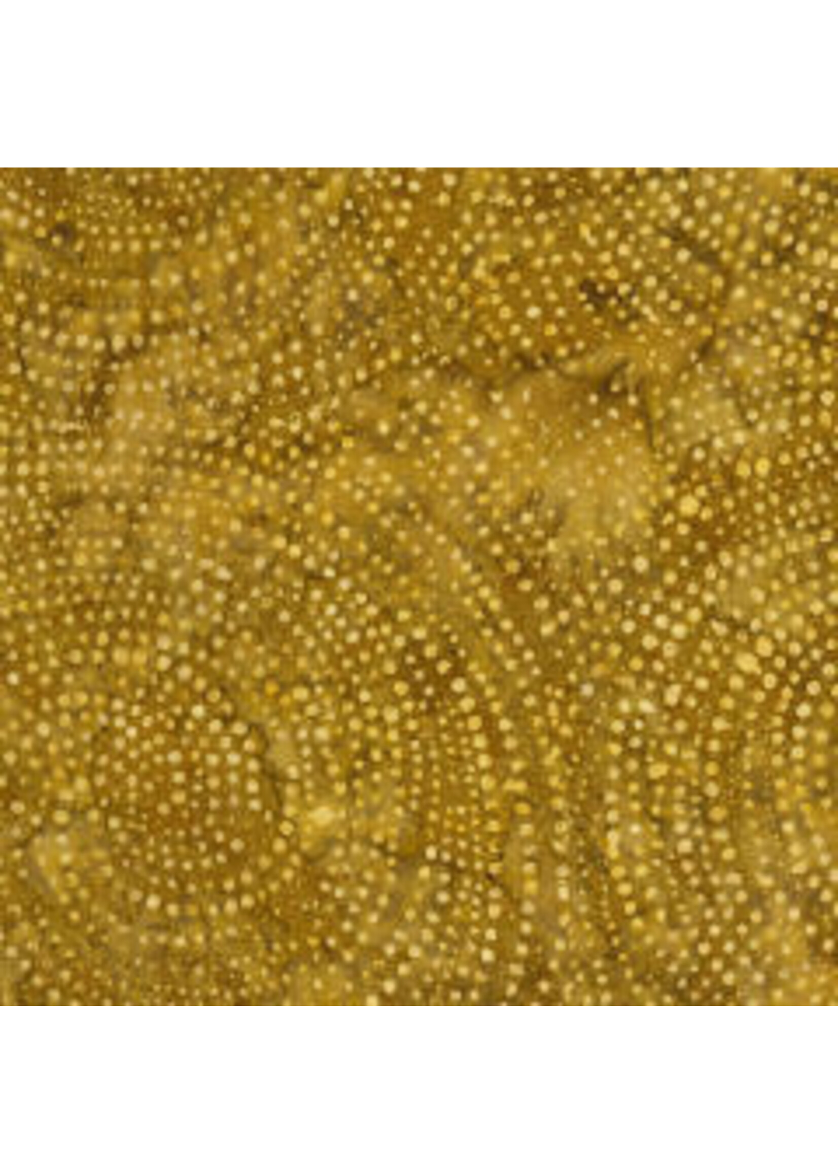 Timeless Treasures Tonga - Dotty Spiral - Gold - Coupon - 100 cm x 110 cm