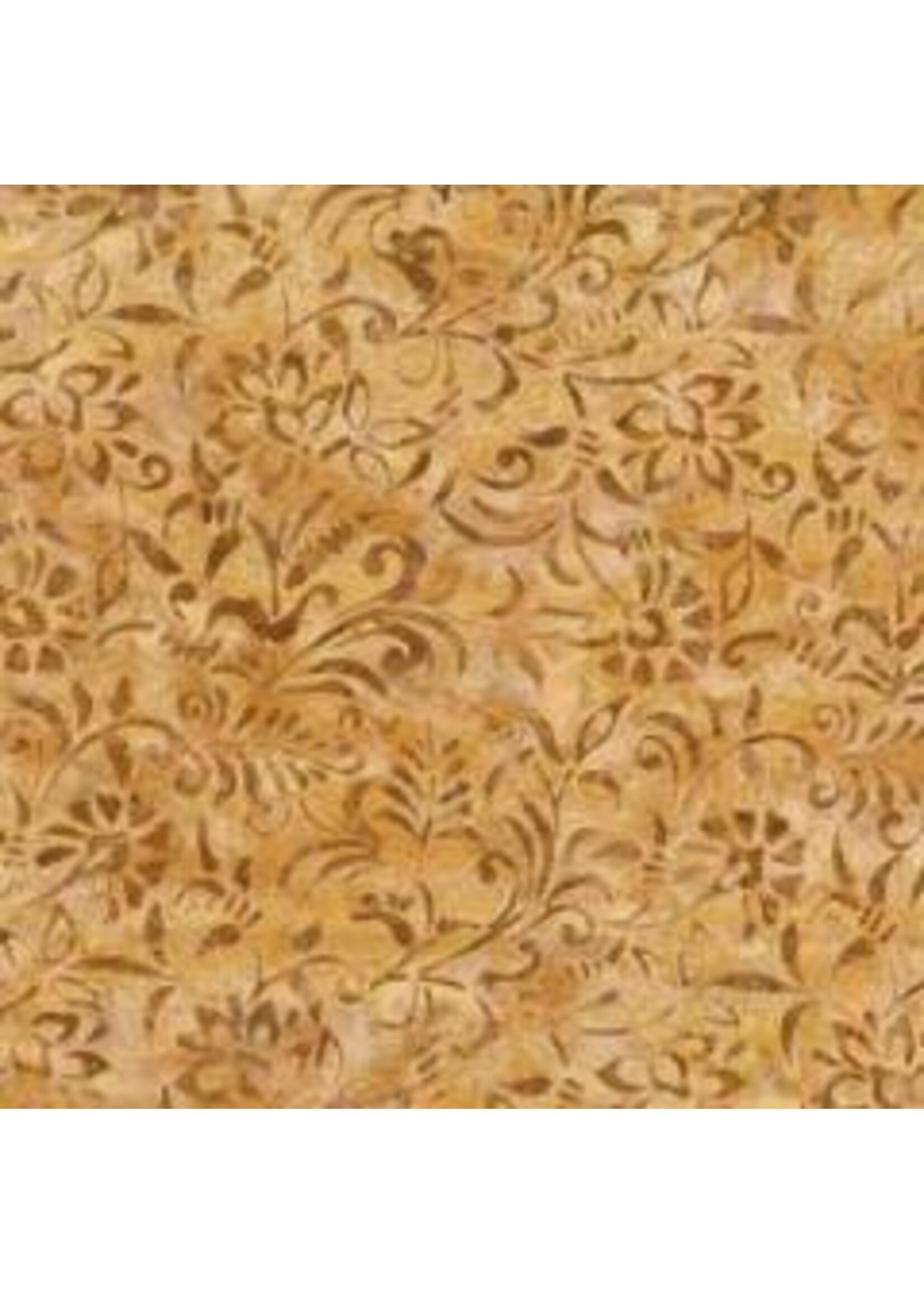 Wilmington Prints Golden Brown Damask - Coupon - 100 cm x 110 cm