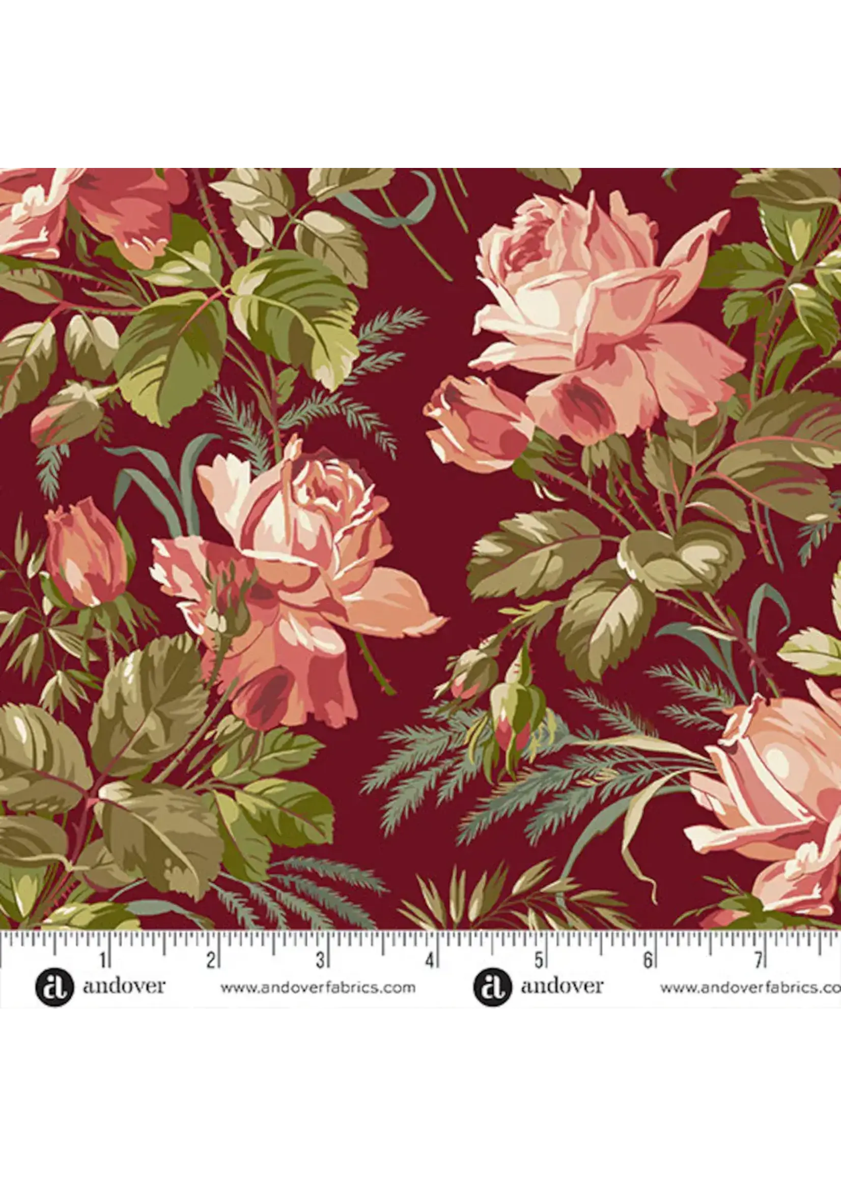 Laundry Basket Quilts Edyta Sitar - Joy - Centerpiece - Holly Berries - 1038R