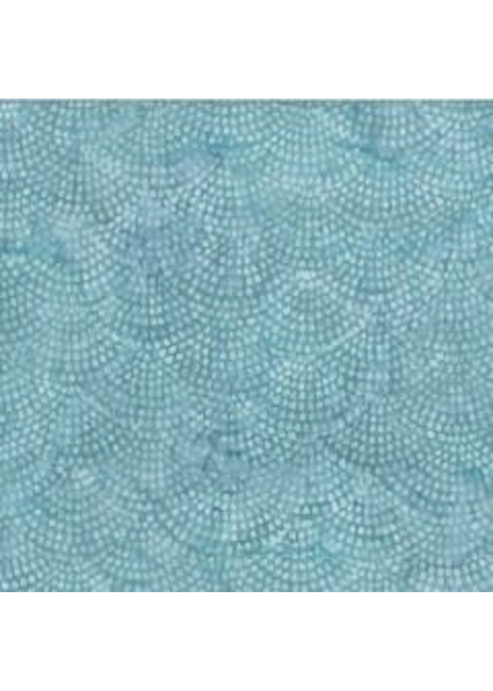 Hoffman Fabrics Bali Handpaints - Dotty Scallop - Big Sur - 2400-550 - Coupon - 100 cm x 110 cm