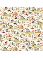 Benartex Studio Wander Lane - Autumn Wander Lane - Multi - Coupon - 100 cm x 110 cm