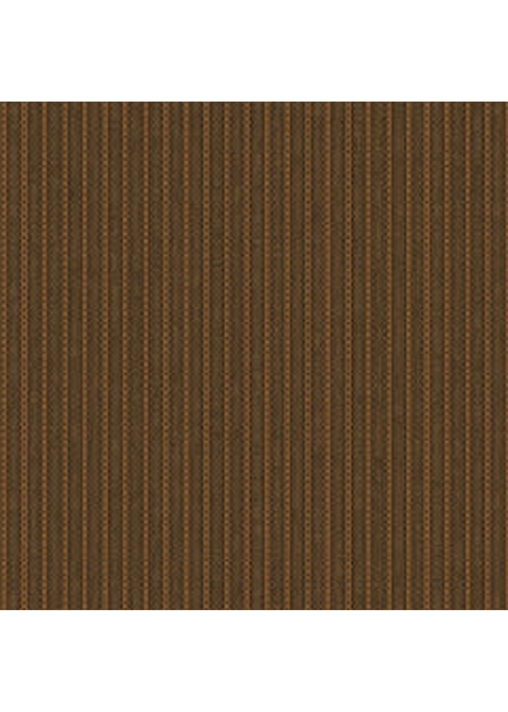 Blank Quilting Barn Dance - Stripe - Brown - Coupon - 40 cm x 110 cm