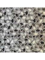 Stof Fabrics Quilting Rainbow - Ginkgo - Grey - Coupon - 100 cm x 110 cm