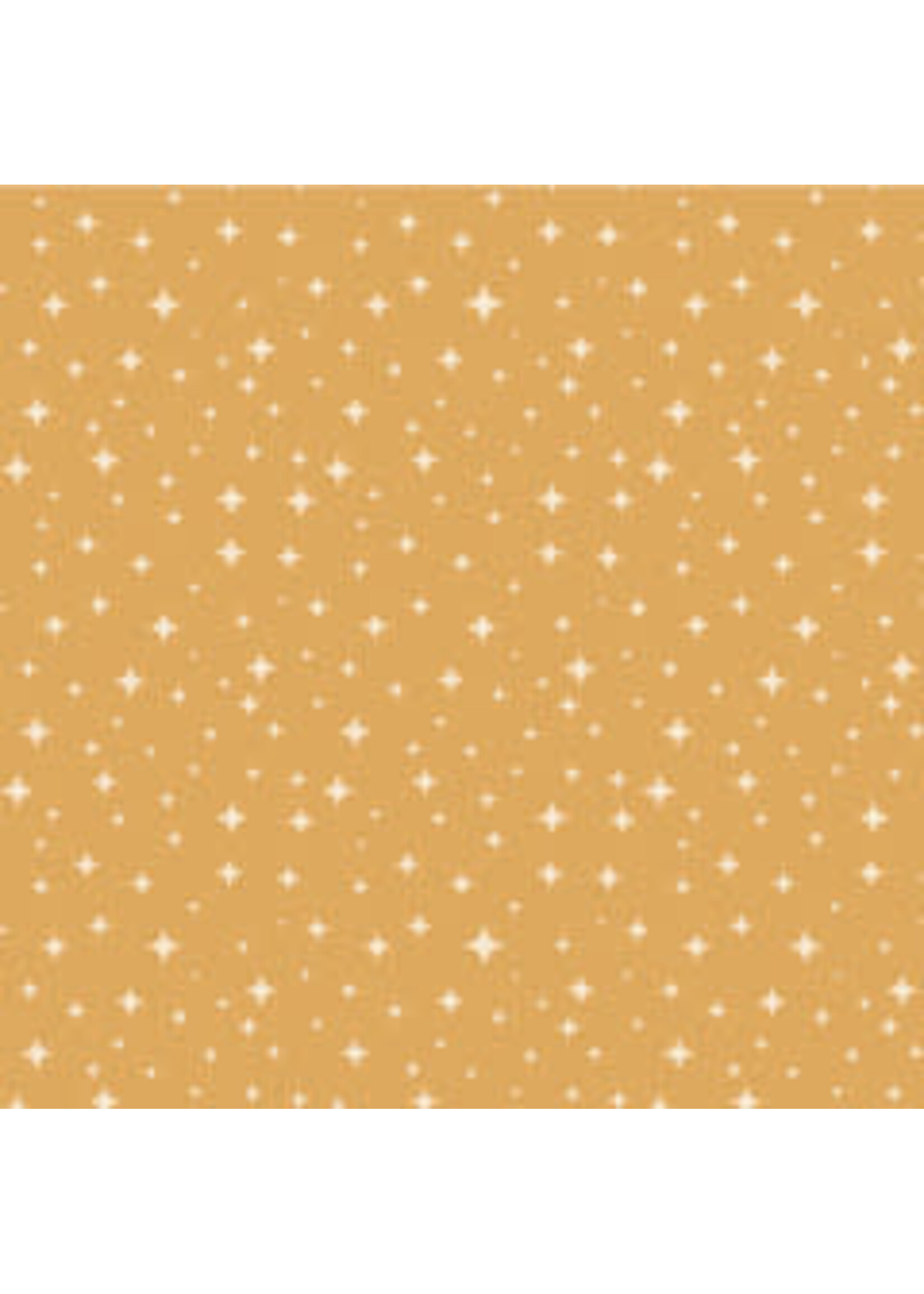 Poppie Cotton Poppie Cotton - Moonbeam Dreams - Star Bright - Yellow - Coupon - 100 cm x 110 cm