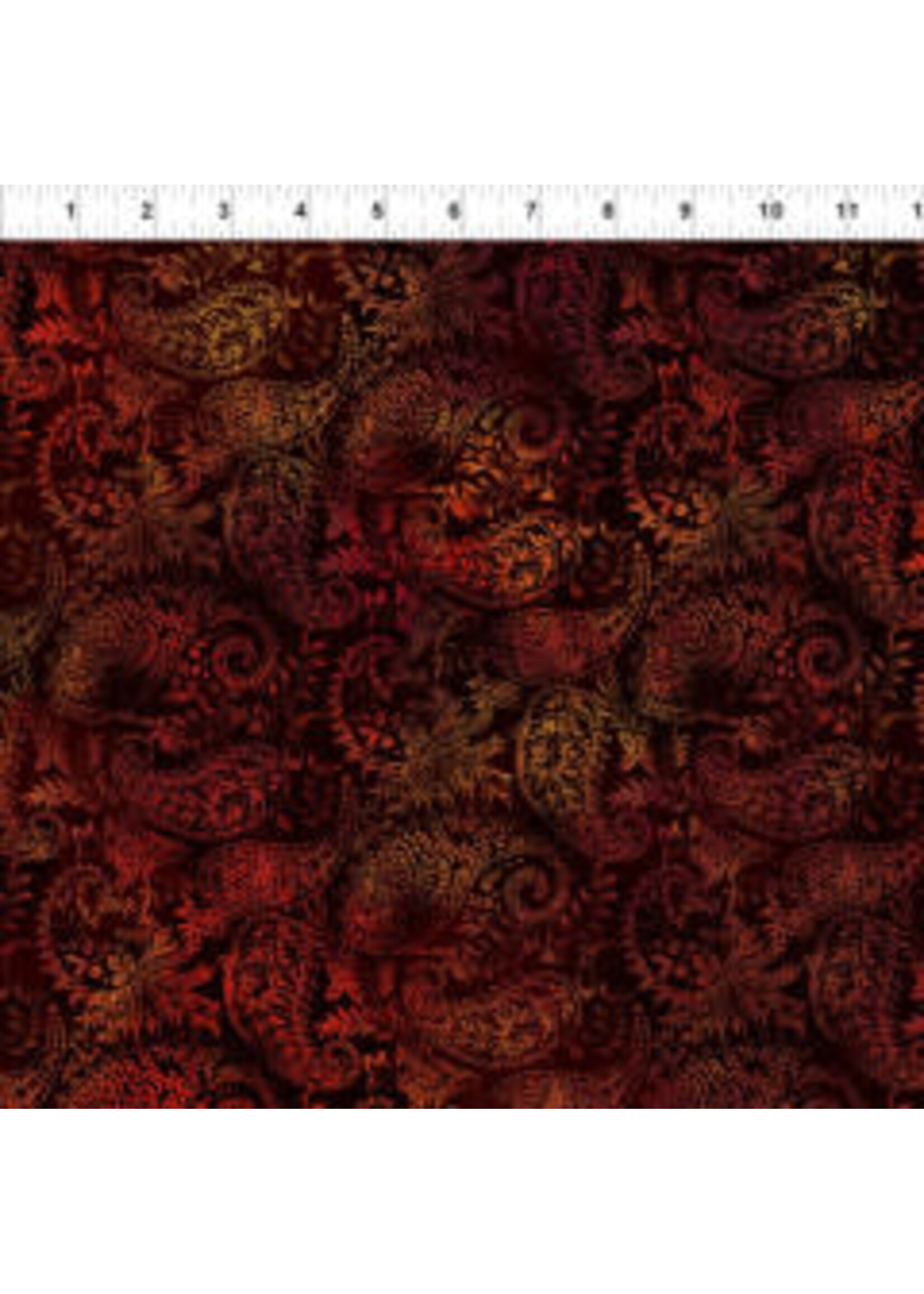 In The Beginning Seasons - Paisley - Spice - Coupon - 80 cm x 110 cm