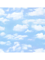 Elizabeth's Studio Landscape Medley - Cloudy Sky - Coupon - 100 cm x 110 cm