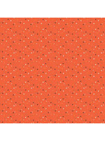 Riley Blake Designs Hey Bootiful Dots - Persimmon - Coupon - 100 cm x 110 cm