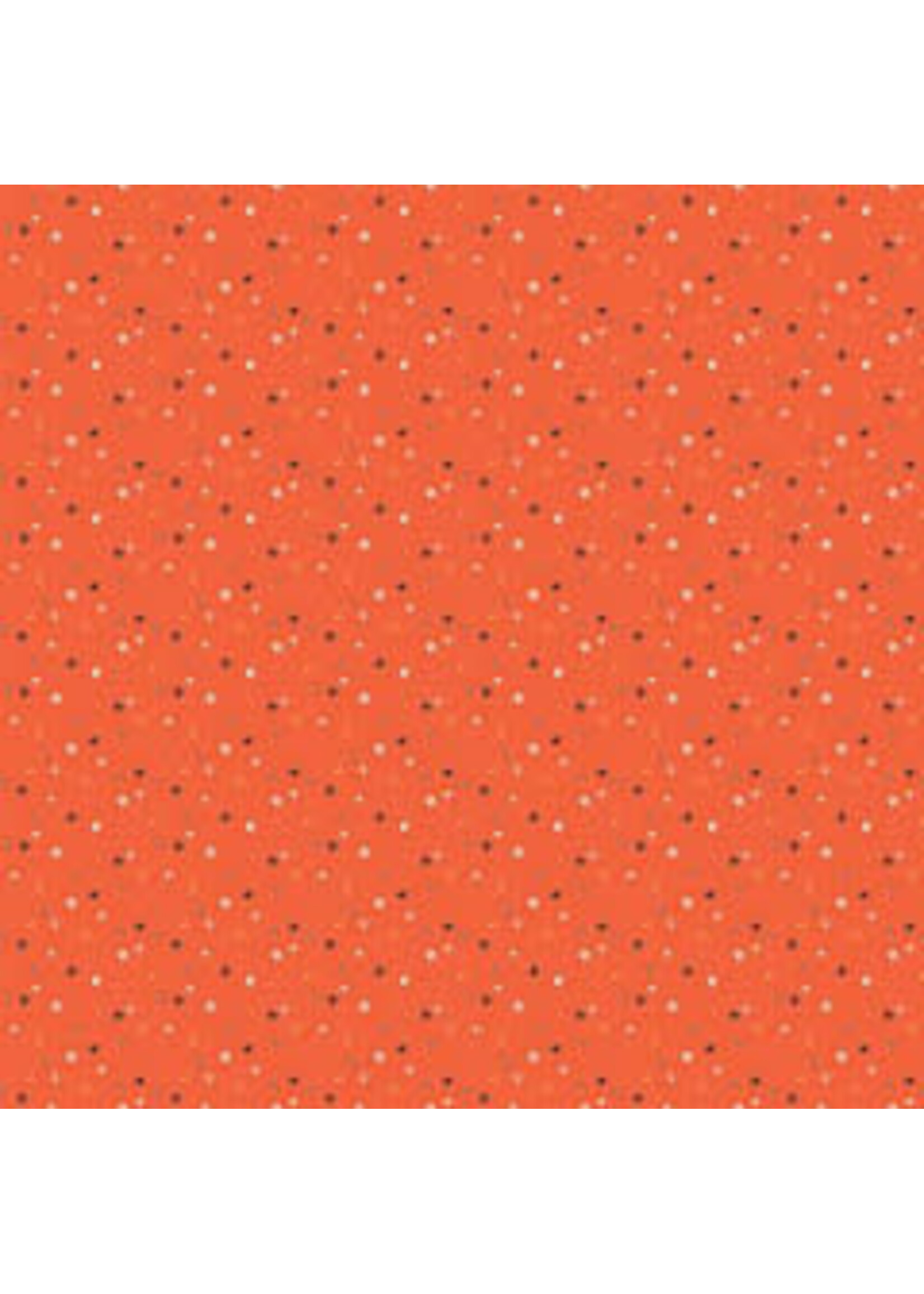 Riley Blake Designs Hey Bootiful Dots - Persimmon - Coupon - 100 cm x 110 cm