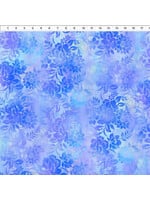 In The Beginning Garden of Dreams II - Floral Dream - Blue 2JYR2 - Coupon - 100 cm x 110 cm