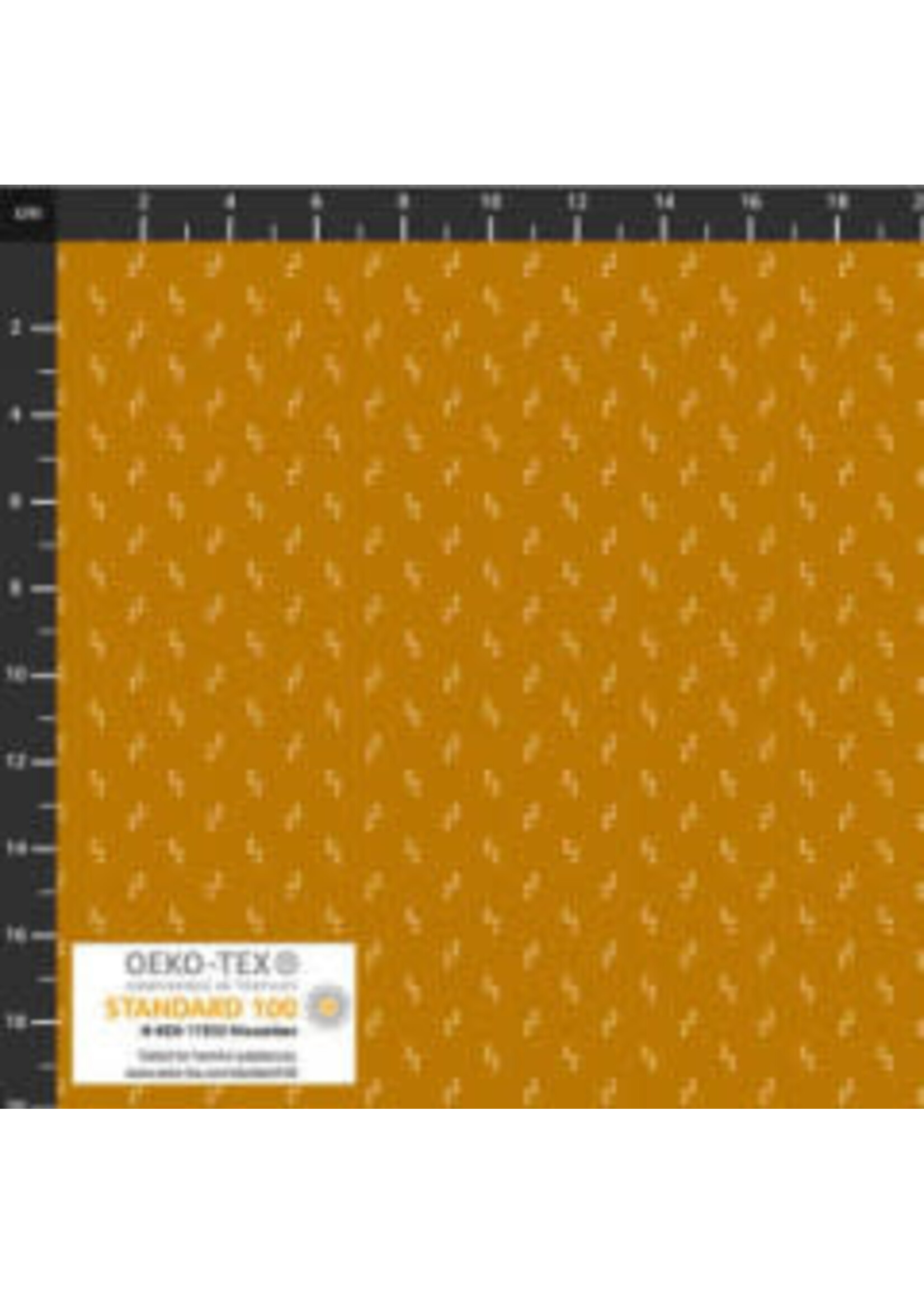 Stof Fabrics Tiny Delight - Mustard - 4514-235 - Coupon - 100 cm x 110 cm