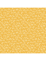 Windham Fabrics Purrfect Day - Cat Faces - Gold - Coupon - 100 cm x 110 cm