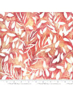 Moda Fabrics Sunshine Soul - Joyful Vine Leaves - Golden Peach - Coupon - 100 cm x 110 cm