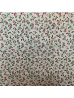 Stof Fabrics Pour Helene - Roses - Cream - Coupon - 100 cm x 110 cm