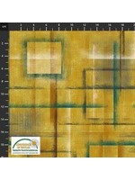 Stof Fabrics Colour Brush - Yellow - Coupon - 70 cm x 110 cm