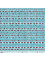 Blend Fabrics Going In Style - Hello Sunshine - Blue - Coupon - 100 cm x 110 cm