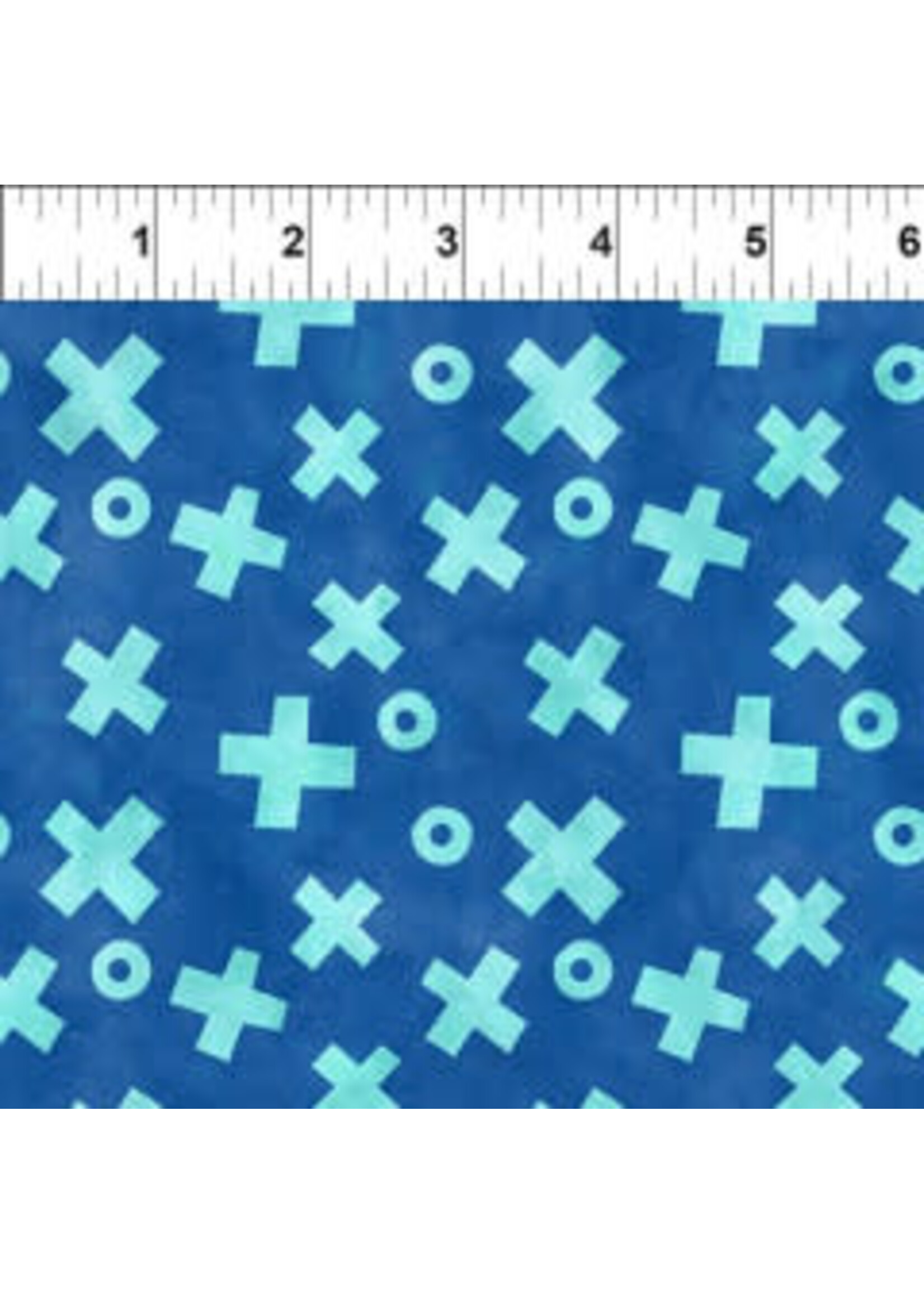 In The Beginning ABC's of Color - X's and O's - Blue - 9JHW1 - Coupon - 100 cm x 110 cm