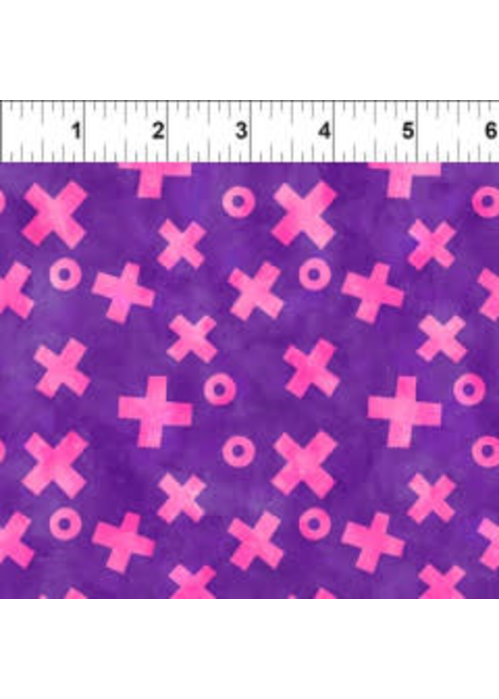 In The Beginning ABC's of Color - X's and O's - Purple - 9JHW2 - Coupon - 100 cm x 110 cm