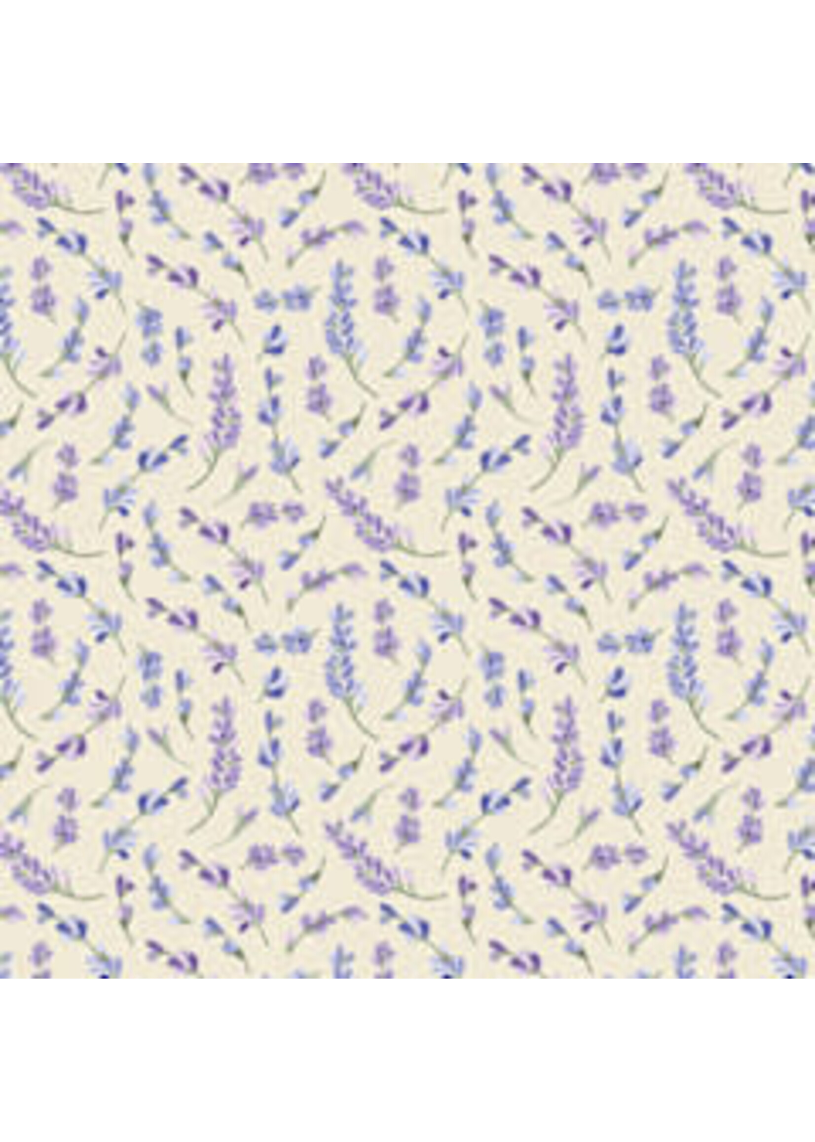 Benartex Studio Bee Haven - Lavendula Cream - Coupon - 100 cm x 110 cm