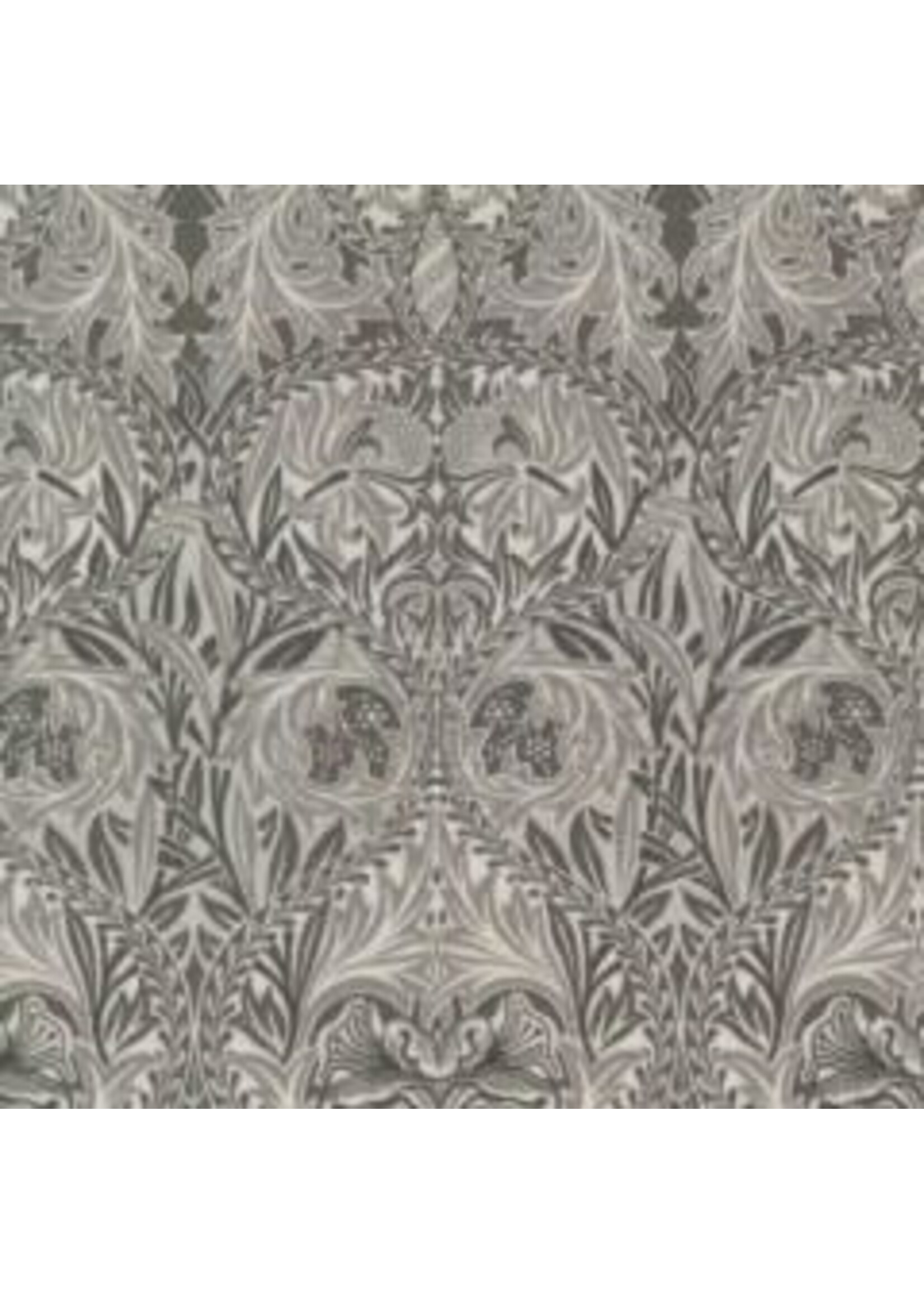 Moda Fabrics Morris Collection - Ebony Suite - Iris - Dove - Coupon - 55 cm x 110 cm