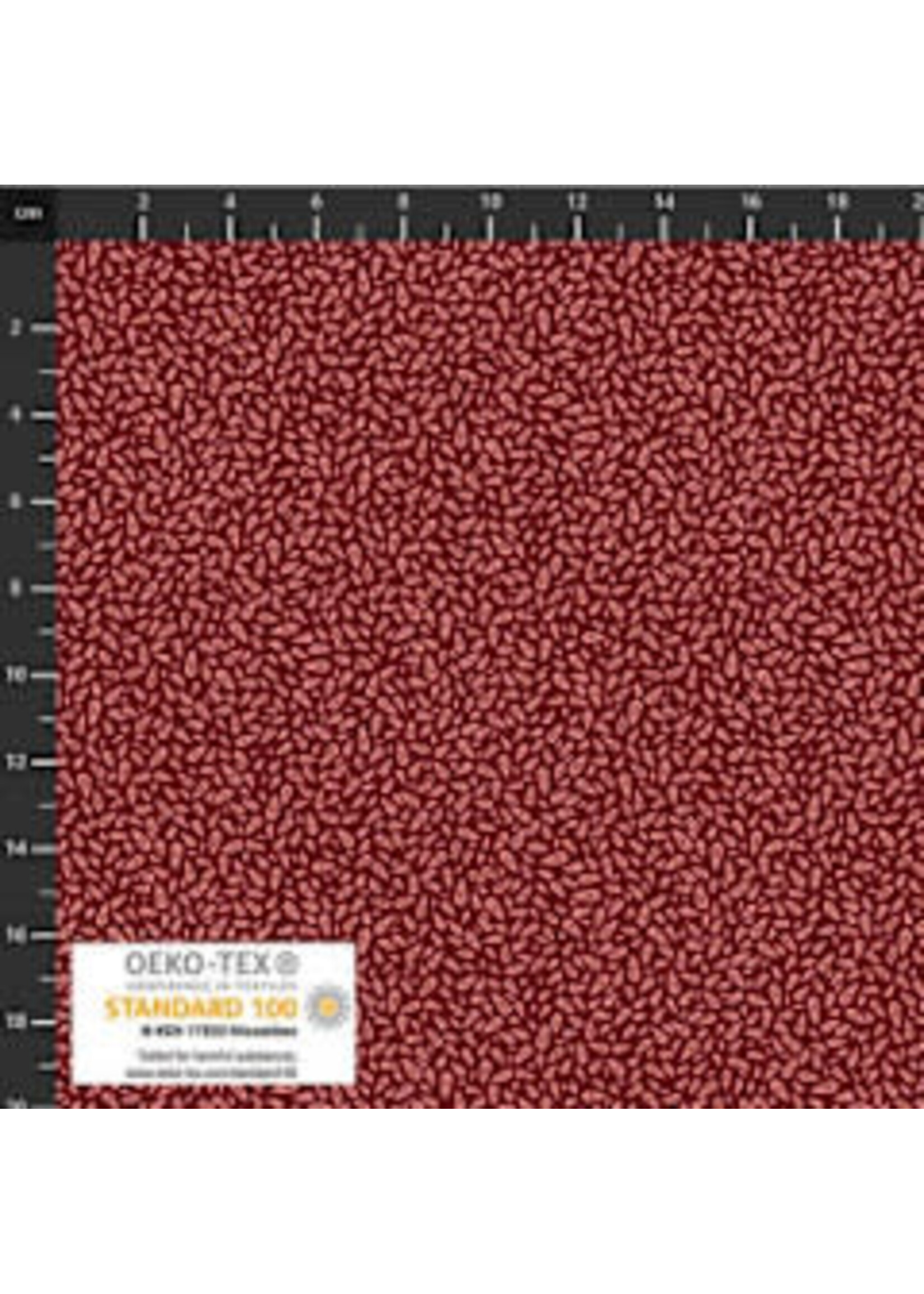 Stof Fabrics Tiny Delight - Bordeaux - 4514-257 - Coupon - 100 cm x 110 cm