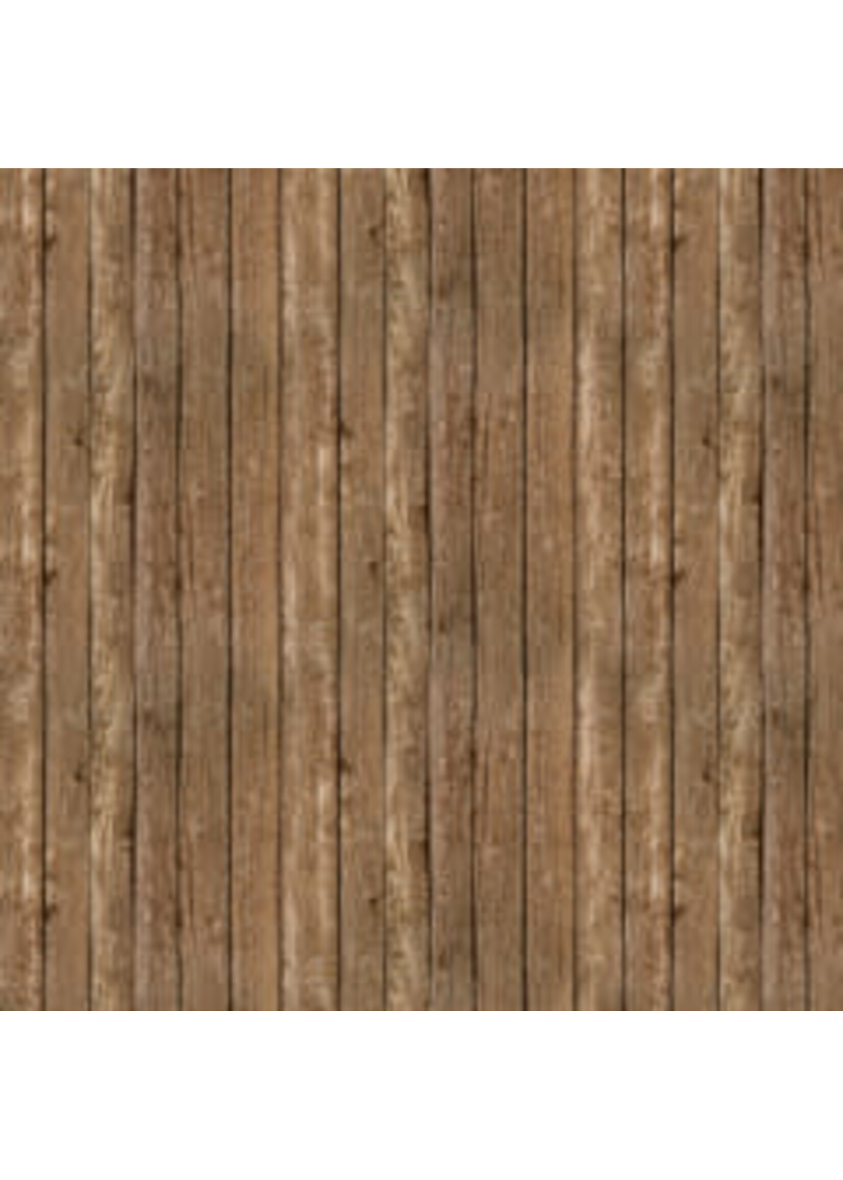 Elizabeth's Studio Landscape Medley - Barn Wood - Brown - Coupon - 100 cm x 110 cm