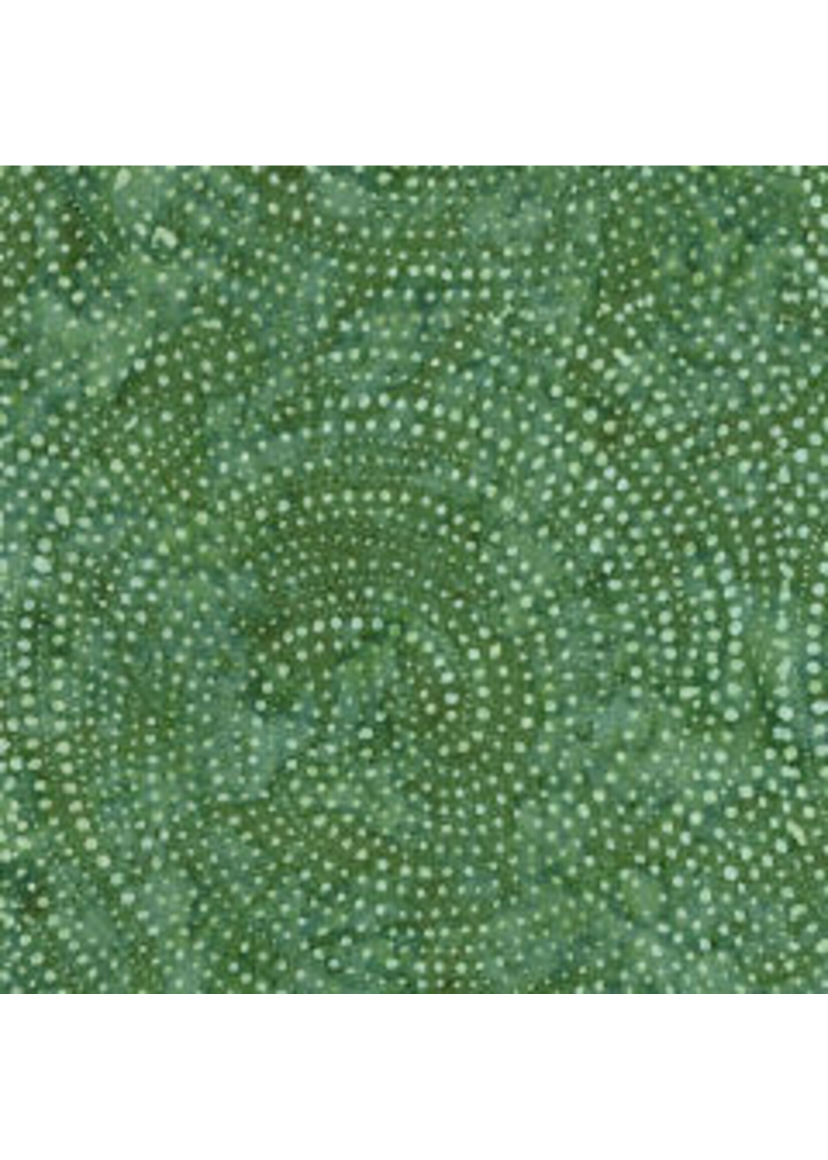 Hoffman Fabrics Tonga - Dotty Spiral - Fern - Coupon - 100 cm x 110 cm