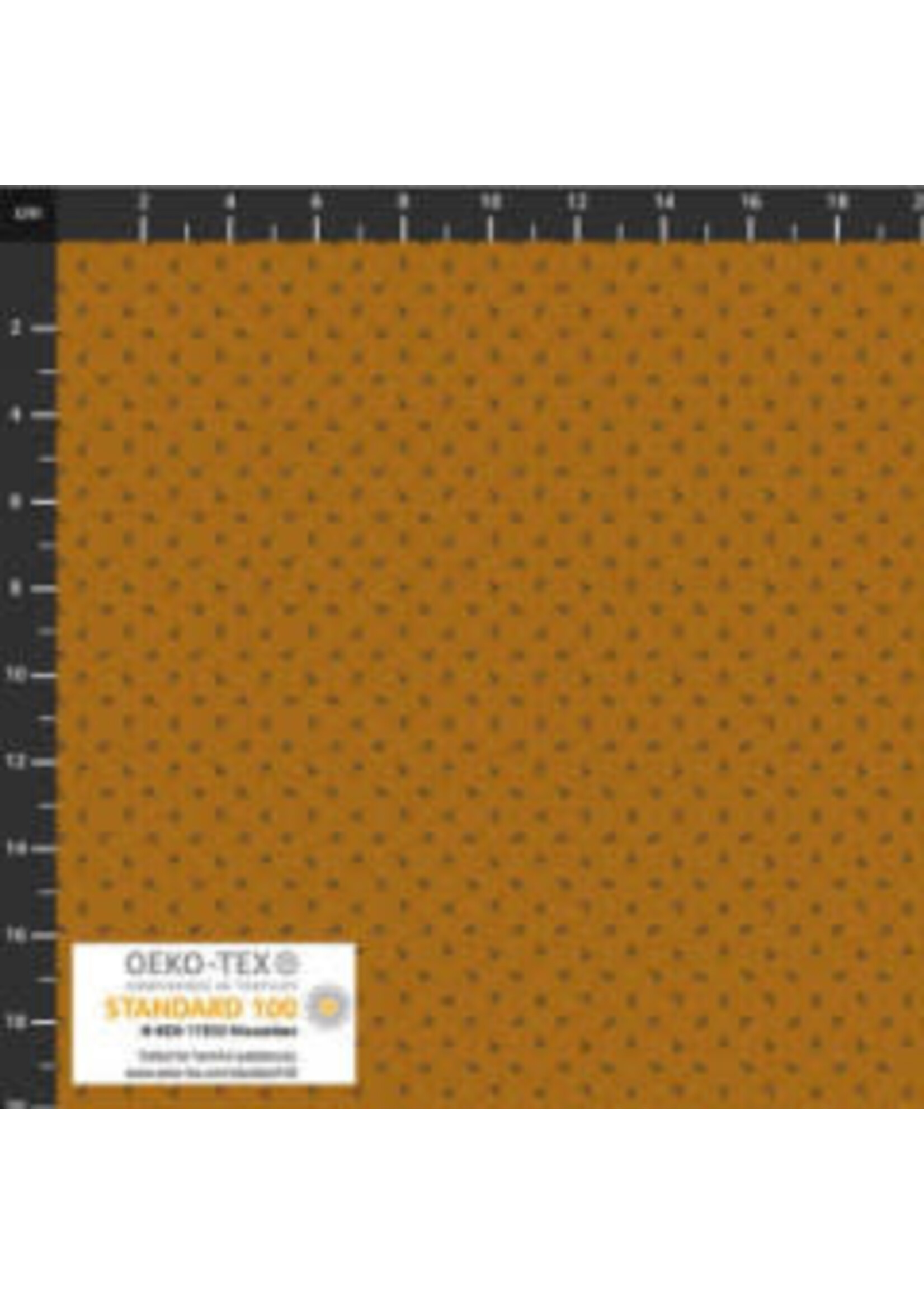 Stof Fabrics Tiny Delight - Dark Mustard - 4514-230 - Coupon - 50 cm x 110 cm