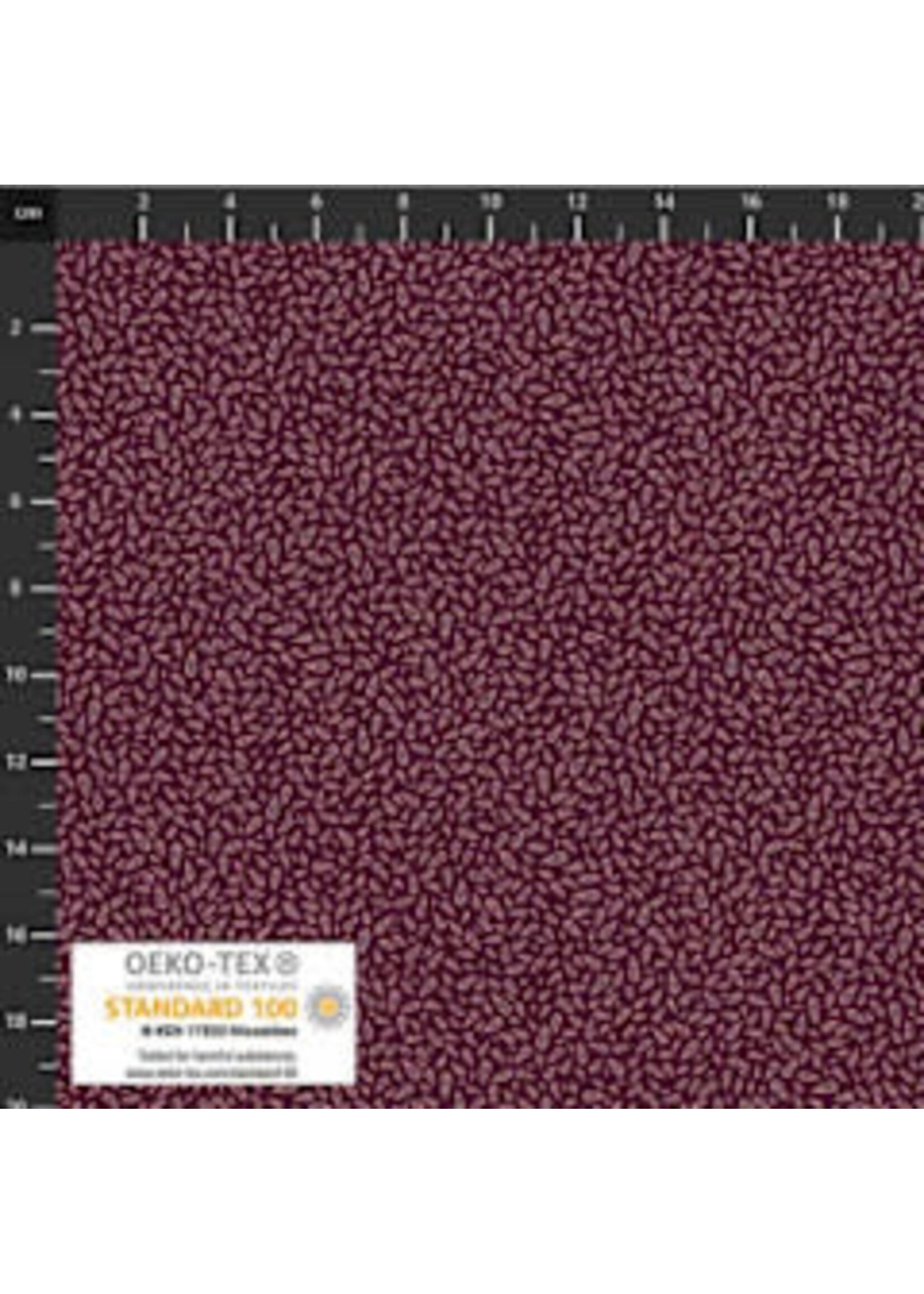 Stof Fabrics Tiny Delight - Dark Berry - Coupon - 100 cm x 110 cm