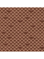 Stof Fabrics Petits Motifs - Cinnamon  - Coupon - 100 cm x 110 cm