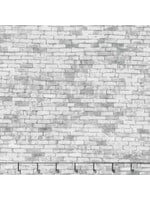 Northcott Naturescapes - Gray Brick - Mid Gray - Coupon - 40 cm x 110 cm