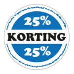 Overig 25% korting