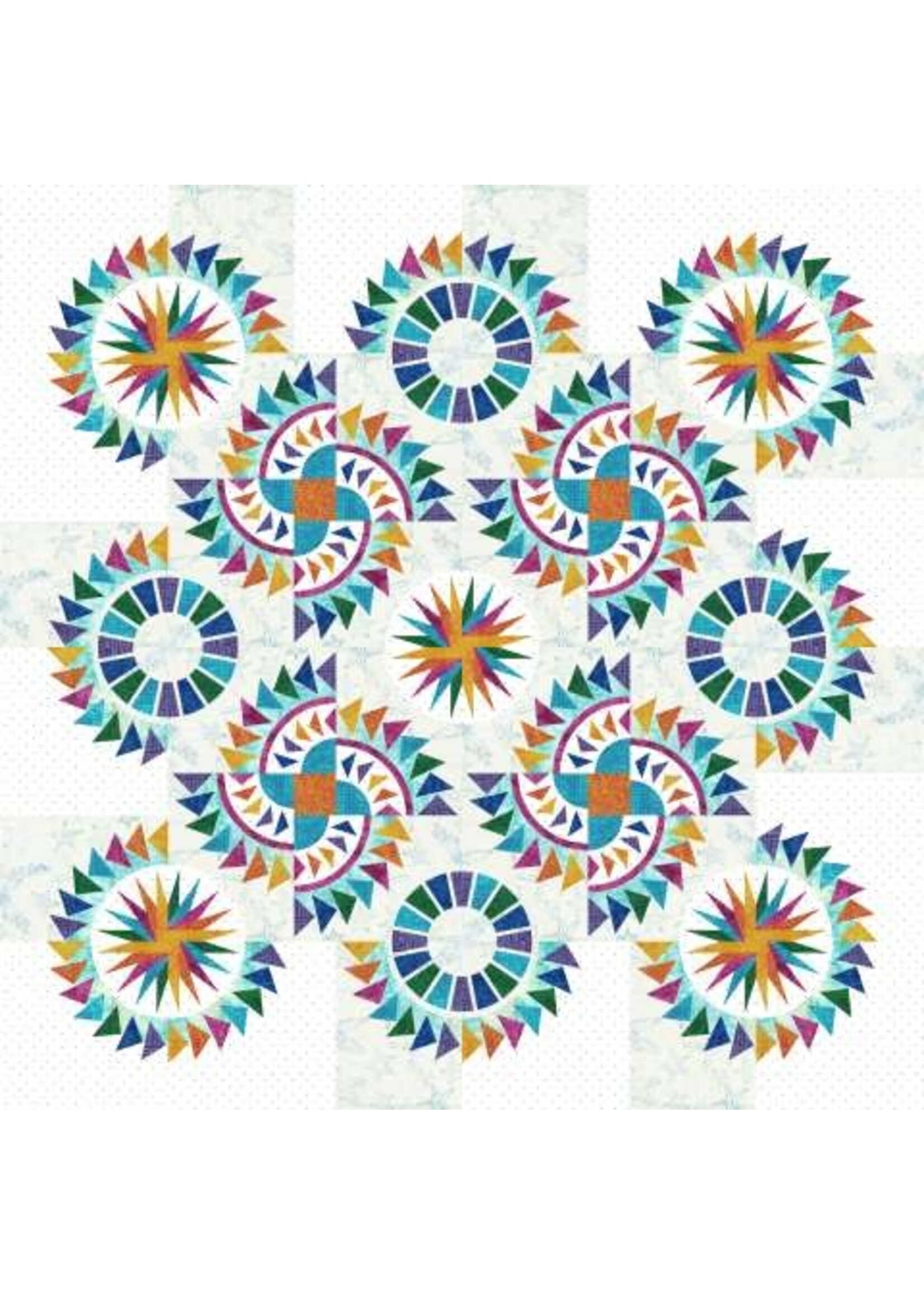 Timeless Treasures Patroon - Quiltworx - Riptides