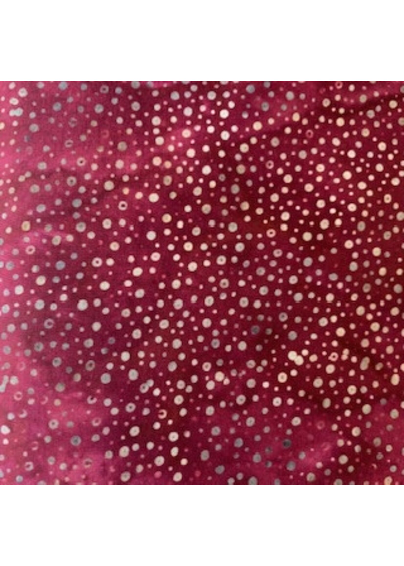 Hoffman Fabrics Bali Dots - Dark Red - 3019-154