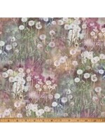 Hoffman Fabrics Dandelion Wishes - Meadow - Coupon - 100 cm x 110 cm