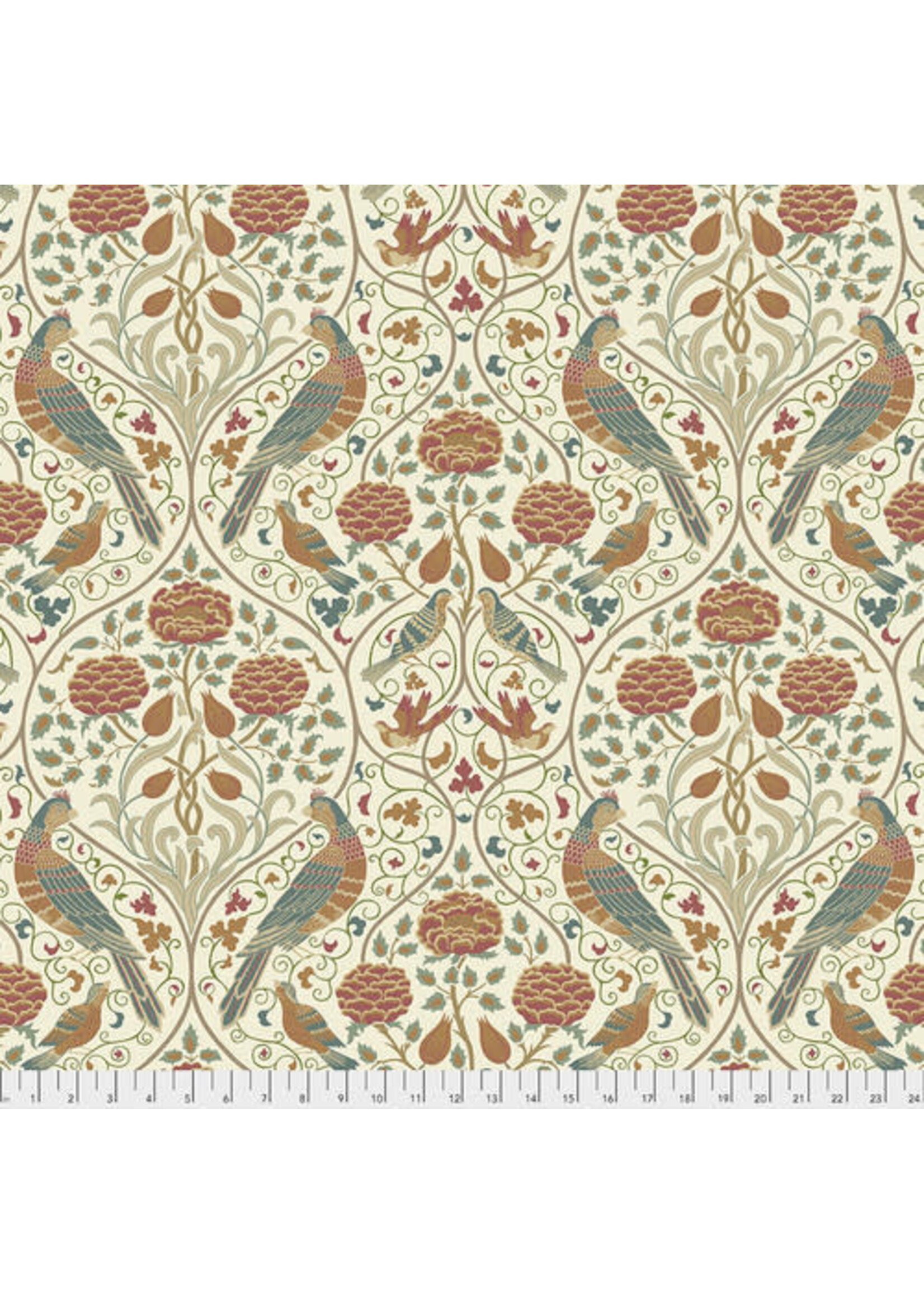 Free Spirit Fabrics The Original Morris - Seasons by May Large - Linen - 045