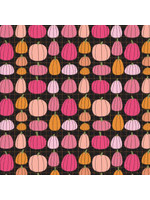 Poppie Cotton Kitty Loves Candy - Pumpkin Patch - Black - Coupon - 80 cm x 110 cm