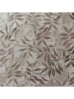 Stof Fabrics Keep Blooming - Leaves - Brown - 517