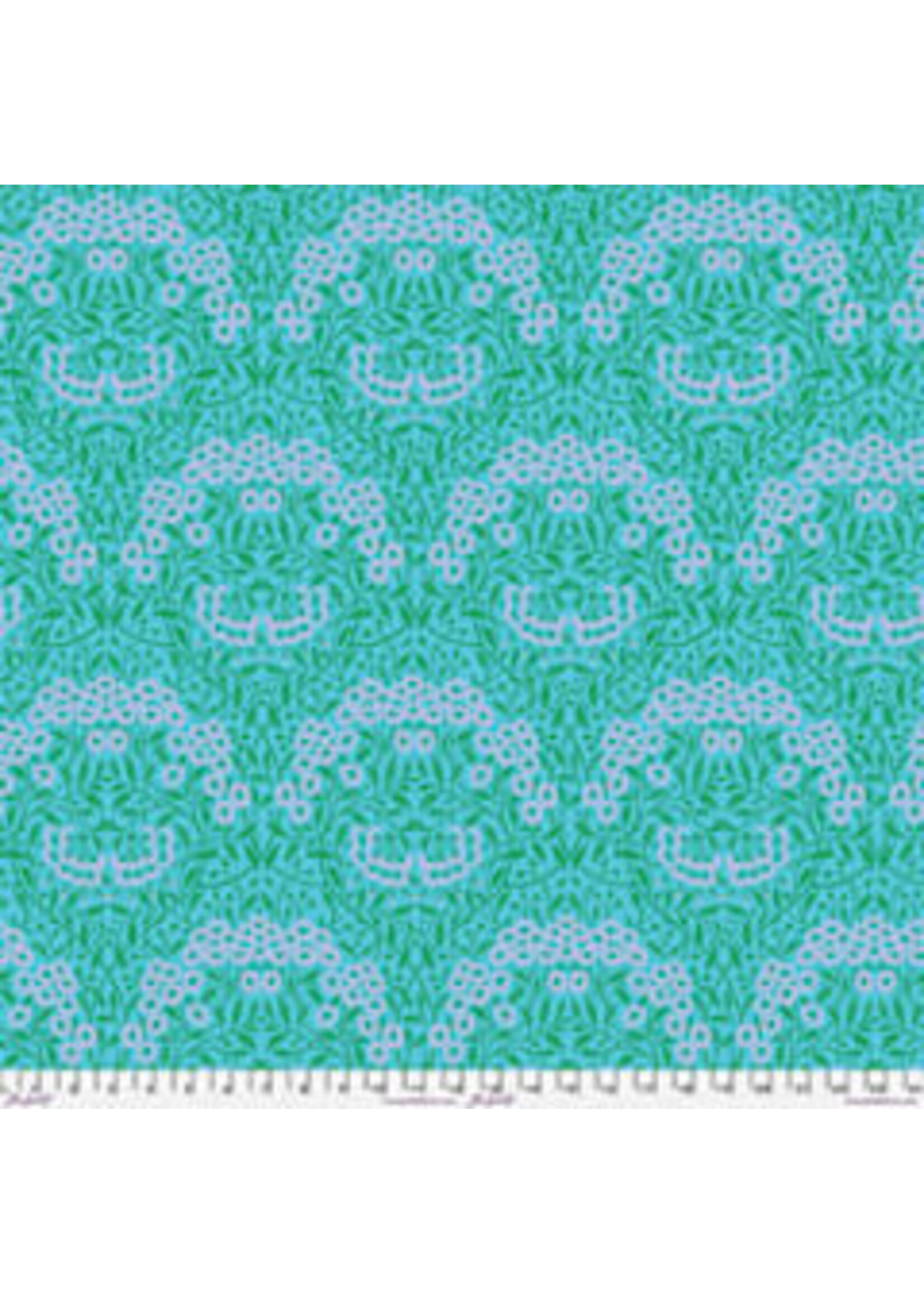 Free Spirit Fabrics Kaffe Fassett - Morris & Co - Aqua - Coupon - 90 cm x 110 cm
