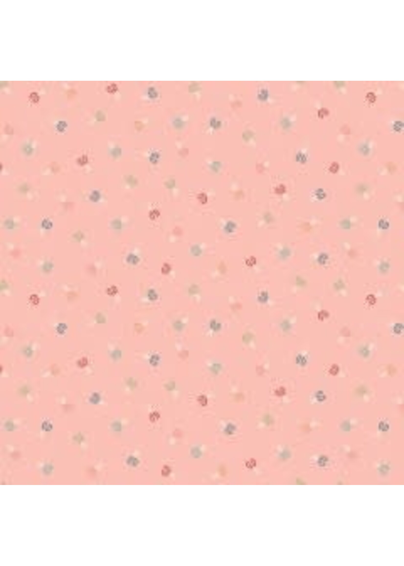 Makower Sewing Room - Scissors - Pink - Coupon - 100 cm x 110 cm