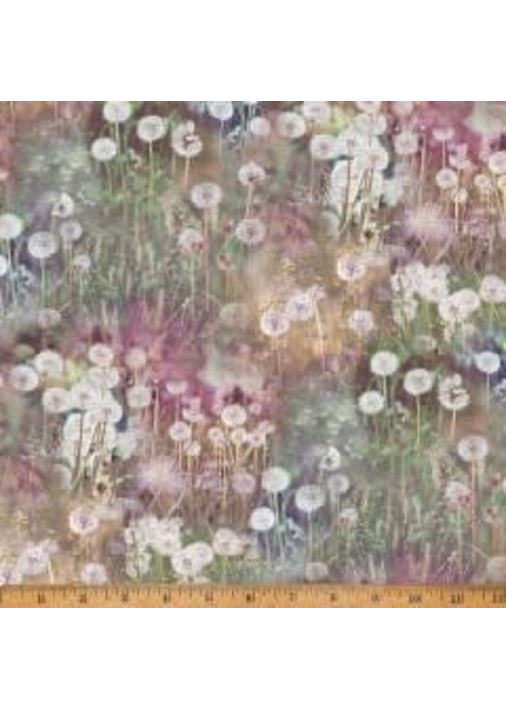 Hoffman Fabrics Dandelion Wishes - Meadow - Coupon - 70 cm x 110 cm