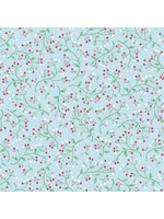 Benartex Studio Wander Lane - Winter Berry - Ice - Coupon - 65 cm x 110 cm